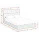 Booker Gray Full Upholstered Transformer Bed with Electronic Features and LED