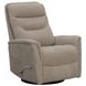 Gemini Snazzy Taupe Manual Swivel Glider Recliner