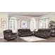 Pueblo Brown 91" Manual Reclining Sofa