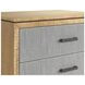 Loft Brown and Gray 2 Drawer Nightstand