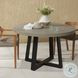Cyrus Black Round 48" Outdoor Dining Table