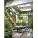 Cyrus Black Round 48" Outdoor Dining Table