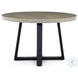 Cyrus Black Round 48" Outdoor Dining Table