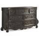 Rhapsody Brown 7 Drawer Dresser and Mirror