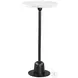 Woozy White And Black Side Table