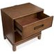 Ridgefield Russet 1 Drawer Open Nightstand with USB Charging