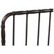 Vivian Dark Brown Queen Panel Bed