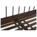 Vivian Dark Brown Queen Panel Bed