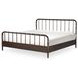 Vivian Dark Brown Queen Panel Bed
