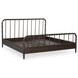 Vivian Dark Brown Queen Panel Bed