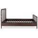 Vivian Dark Brown Queen Panel Bed