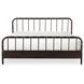 Vivian Dark Brown Queen Panel Bed