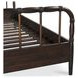 Vivian Dark Brown King Panel Bed