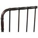 Vivian Dark Brown King Panel Bed