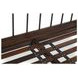 Vivian Dark Brown King Panel Bed