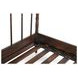 Vivian Dark Brown King Panel Bed