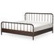 Vivian Dark Brown King Panel Bed