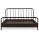 Vivian Dark Brown King Panel Bed