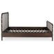 Vivian Dark Brown King Panel Bed