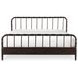 Vivian Dark Brown King Panel Bed