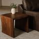 Tyrell Natural Brown Square Side Table