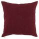 Verdant Monica Raspberry Red Square Accent Pillow Set of 2