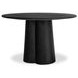 Mono Black 47" Round Dining Table