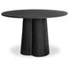 Mono Black 47" Round Dining Table