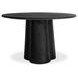 Mono Black 47" Round Dining Table