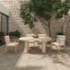 Warby Beige Outdoor 78" Oval Dining Table