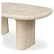 Warby Beige Outdoor 78" Oval Dining Table