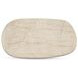 Warby Beige Outdoor 78" Oval Dining Table