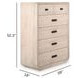 Sunset Cove Brown 5 Drawer Chest