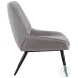 Astrid Gray Velvet Accent Chair