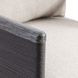 Andros Beige Upholstered Outdoor Swivel Accent Chair