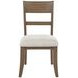Mariana Gray Upholstered Wood Back Side Chair Set of 2