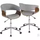 Vintage Chrome Mod Office Chair