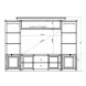 Virginia Blue Entertainment Center for TVs up to 65"