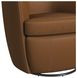Zenith Tan Upholstered Swivel Chair