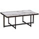 Kayley White Rectangular Sintered Stone Ocassional Table
