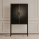 Mako Black 2 Door Bar Cabinet