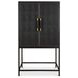 Mako Black 2 Door Bar Cabinet