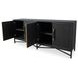 Mako Black 4 Door Sideboard