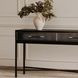Mako Black Rectangular Console Table