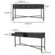 Mako Black Rectangular Console Table