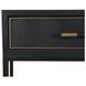Mako Black Rectangular Console Table