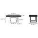 Mako Black 63" Writing Desk