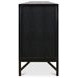Mako Black 4 Door Large Sideboard