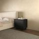Marcelle Black 2 Drawer Nightstand