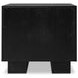 Marcelle Black 2 Drawer Nightstand